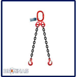 Linga de corrente 2 ramal elo x gancho - Grau 8